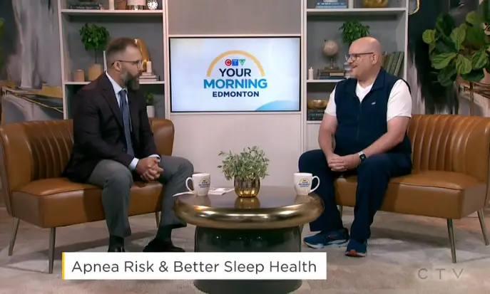 Andrew Hoskins talks sleep apnea risk on CTV’s Your Morning